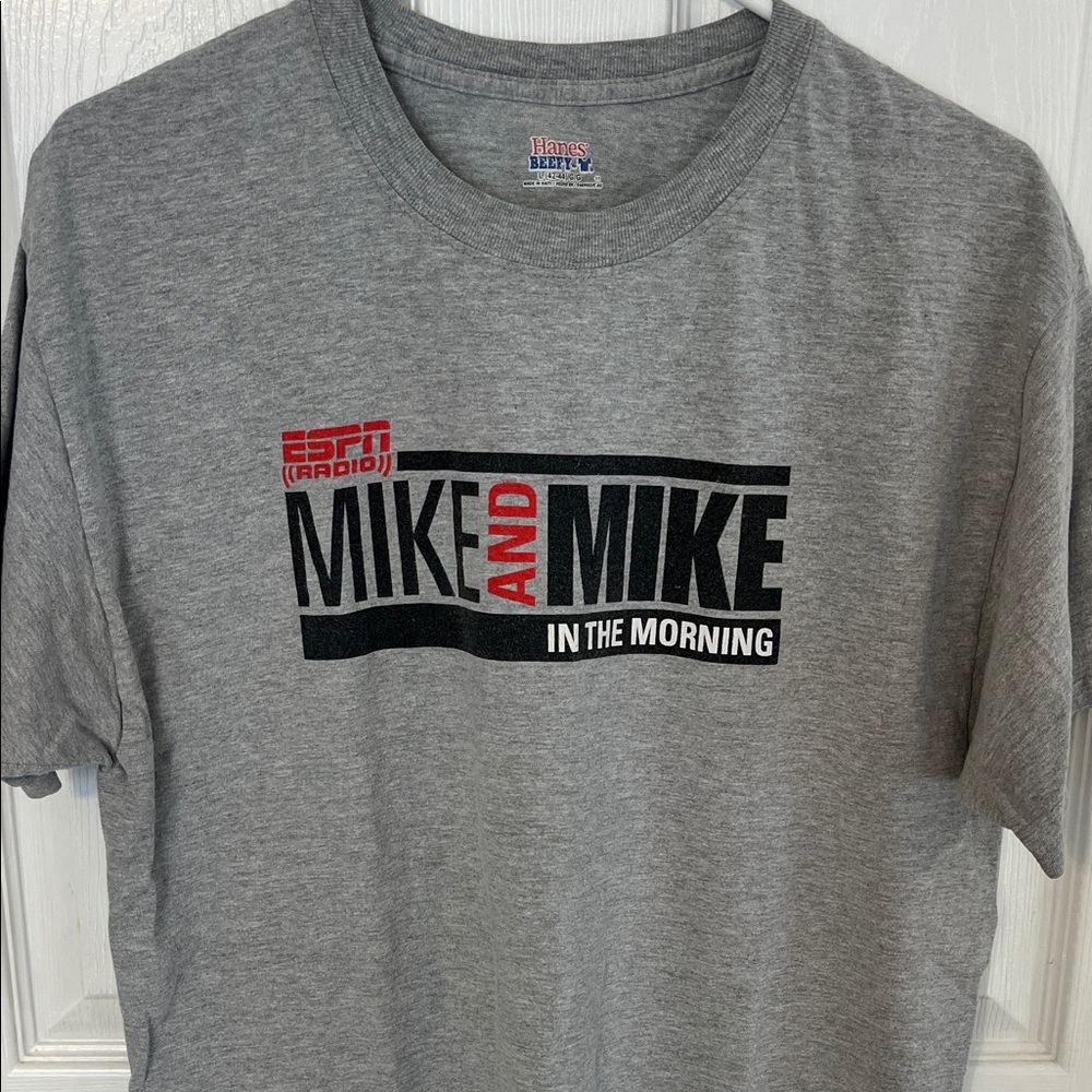 Grey ESPN Mike and Mike Radio Tee